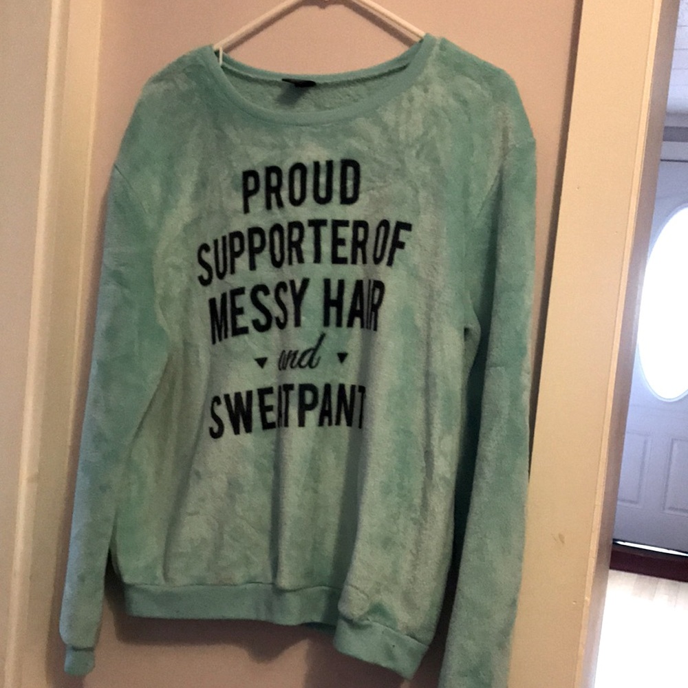 Mint green sweater